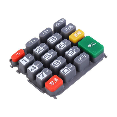 Pos Machine Tastiera in silicone Parti di gomma e parti di plastica personalizzate