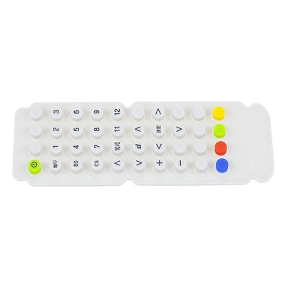 Tastiera in gomma di silicone industriale con retroilluminazione LED opzionale