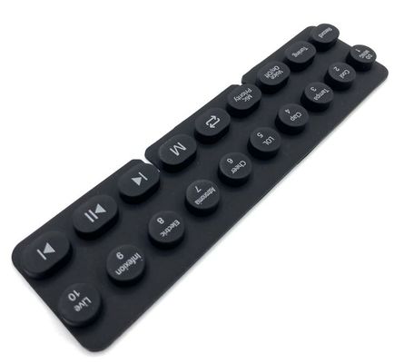 Tastiera impermeabile della gomma di silicone per l'altoparlante di musica di Bluetooth