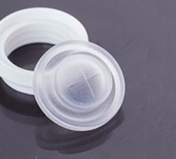 L'incrocio del silicone ha fenduto la valvola di modo del commestibile delle valvole uno, utilizzata in liquidi quale miele