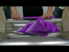 The whole process of mixing and refining materials