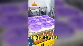 Niente più ciotole in silicone per i pasti disordinati